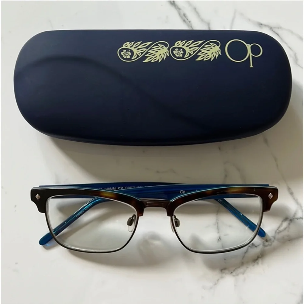 OP | Prescription Eyeglasses, Beach Blue Tortoise